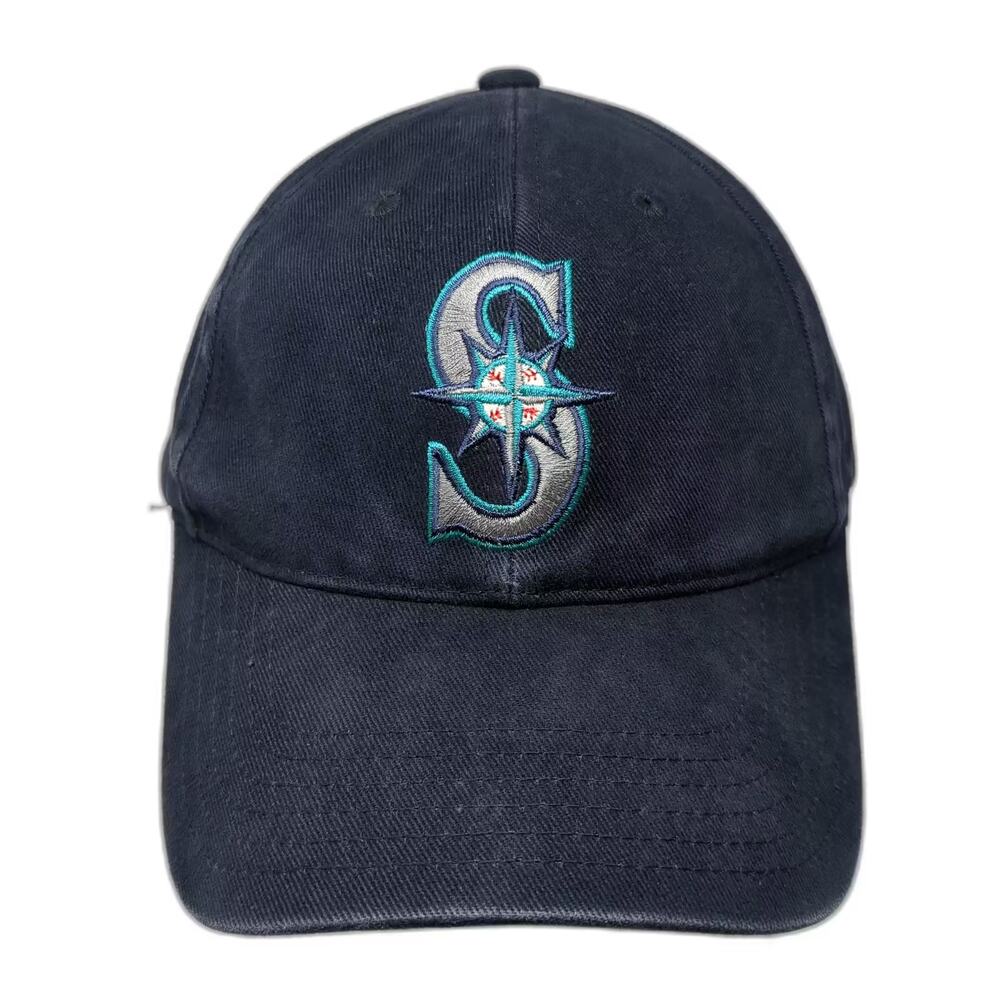 Seattle Mariners MLB T.E.I. Baseball Cap Blue One Size Adjustable Strapback Hat